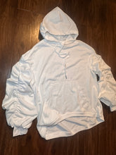 Load image into Gallery viewer, Ruffle hoodie white
