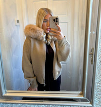 Load image into Gallery viewer, Fox fur cardigan
