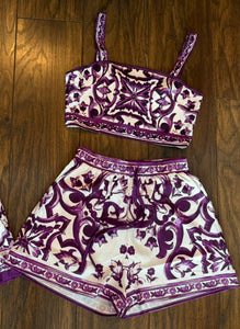 Dolc purple suit