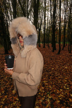 Load image into Gallery viewer, Fox fur cardigan
