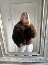 Load image into Gallery viewer, Brown fur coat
