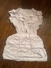Load image into Gallery viewer, White ruffle mini dress
