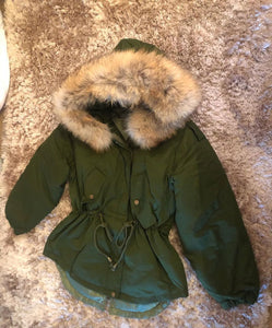 Angel coat army green