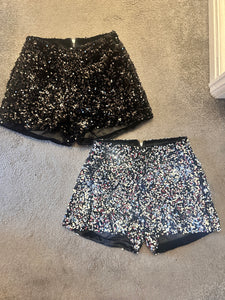 Sequin shorts