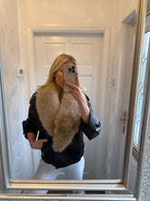 Load image into Gallery viewer, Faux fur leather jackets
