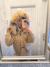 Load image into Gallery viewer, Fox fur cardigan
