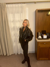 Load image into Gallery viewer, Faux leather jacket
