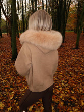 Load image into Gallery viewer, Fox fur cardigan
