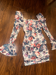 Floral mini dress