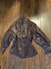 Load image into Gallery viewer, Brown leather jacket
