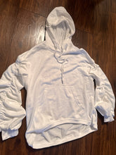 Load image into Gallery viewer, Ruffle hoodie white
