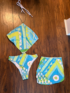 P costume & skirt set