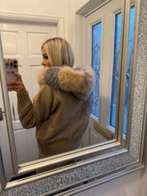 Load image into Gallery viewer, Fox fur cardigan
