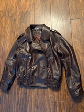 Load image into Gallery viewer, Faux fur leather jackets
