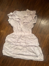 Load image into Gallery viewer, White ruffle mini dress
