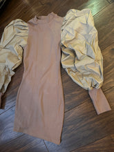 Load image into Gallery viewer, Puff sleeve mini dress
