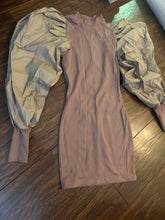 Load image into Gallery viewer, Puff sleeve mini dress
