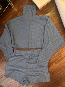 Waffle lounge set