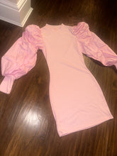 Load image into Gallery viewer, Puff sleeve mini dress

