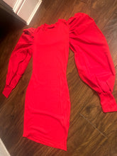 Load image into Gallery viewer, Puff sleeve mini dress
