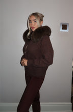 Load image into Gallery viewer, Fox fur cardigan
