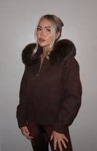 Load image into Gallery viewer, Fox fur cardigan
