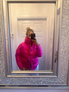 Fuchsia Bubble Coat