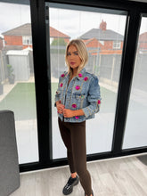 Load image into Gallery viewer, Spiked denim jacket
