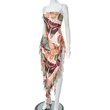 Load image into Gallery viewer, Bandeau butterfly dress
