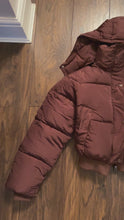 Load and play video in Gallery viewer, Espresso puffer coat
