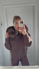 Load and play video in Gallery viewer, Bubbled fox fur cardigan
