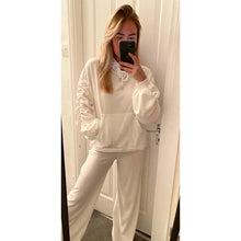 Load image into Gallery viewer, Ruffle hoodie white
