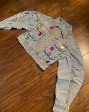 Load image into Gallery viewer, Studded denim jacket
