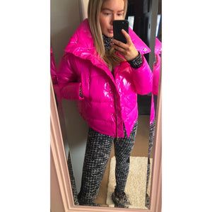 Fuchsia Bubble Coat