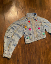 Load image into Gallery viewer, Studded denim jacket
