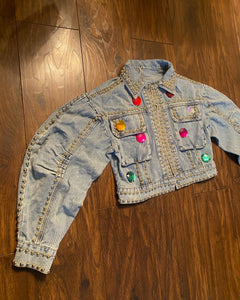 Studded denim jacket