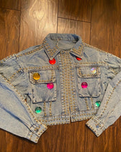 Load image into Gallery viewer, Studded denim jacket
