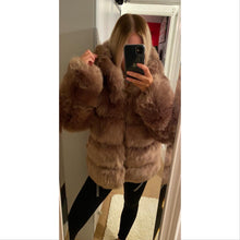 Load image into Gallery viewer, Luxury hooded faux fur
