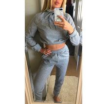 Load image into Gallery viewer, Grey marl tracksuit
