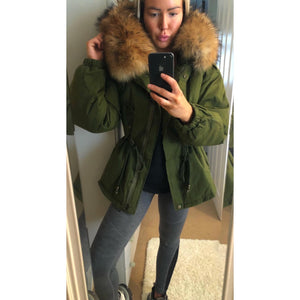 Angel coat army green