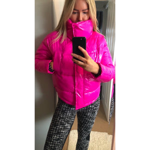 Fuchsia Bubble Coat