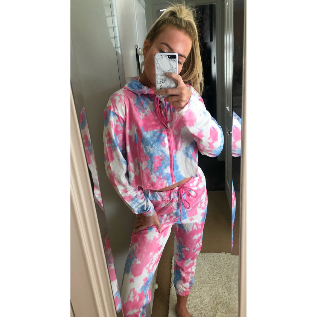 Tie dye tracksuit