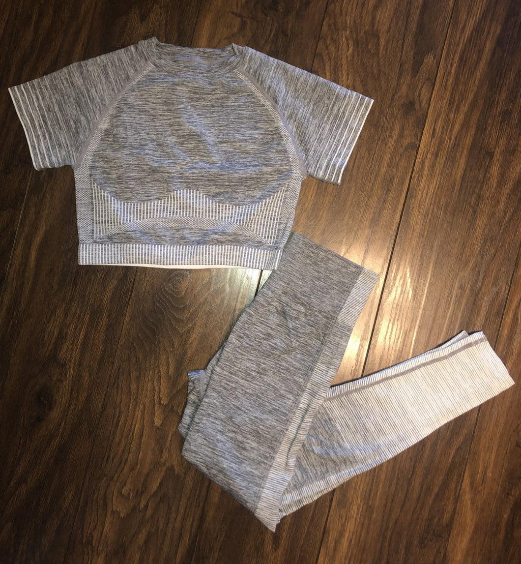 Grey marl Gym set